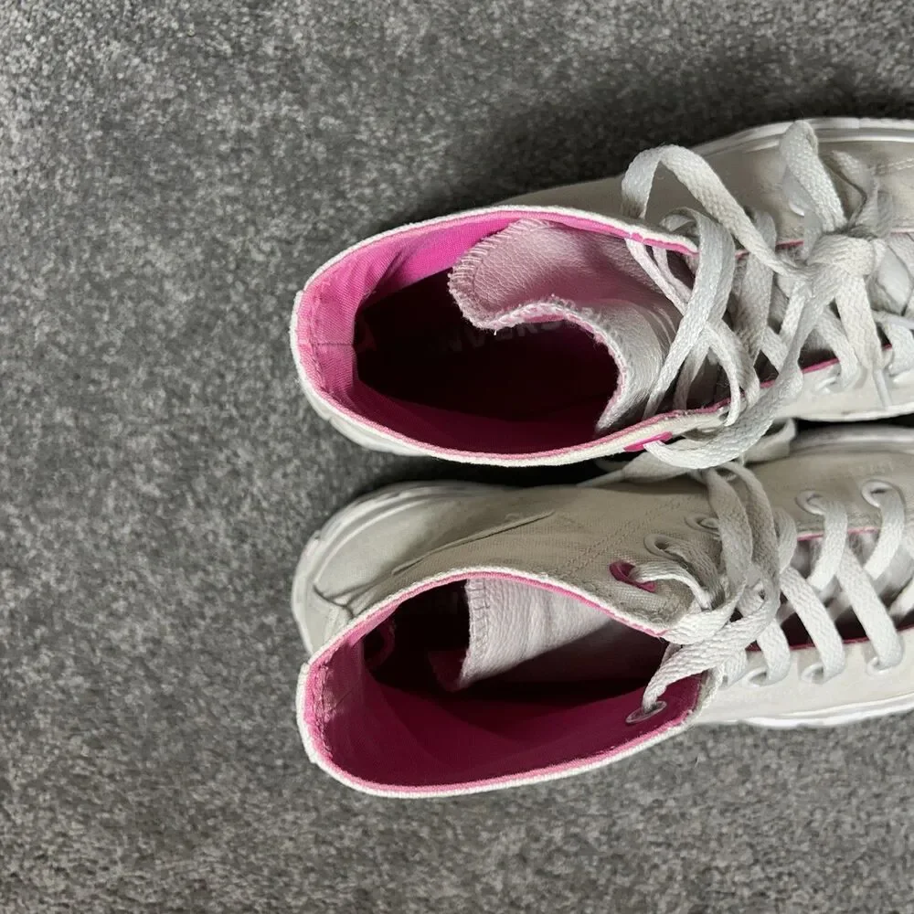 Converse Chuck Taylor All Star Lift 2X Hi Women’s 8.5 Pale Putty Platform Shoes